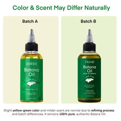 Dersie Batana Oil liquid texture shows quick absorption for pre-wash routines.