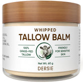 Dersie crema de sebo de vaca batida, botella: hidratación profunda para piel seca.