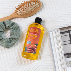 Desert Essence Aceite de Jojoba, uso facial suave para limpieza y desmaquillado