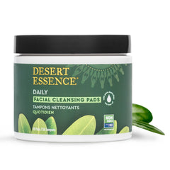 Desert Essence tea tree oil soaked pads focus on oil control and freshness