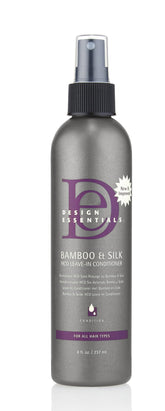 Design Essentials Bamboo Seda botella de aplicación sin enjuague para cabello suave