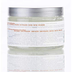Design Essentials gel applied to wet hair for smooth, defined styling.