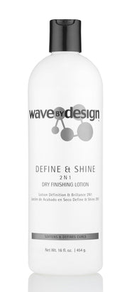Design Essentials Define & Shine bottle pour for precise application and lightweight finish
