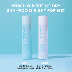 Design.Me QUICKIE.ME Dark Tones root lift demonstrates added volume.