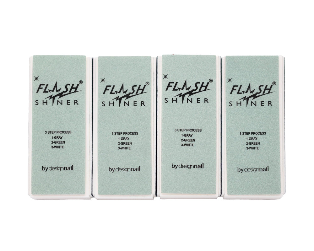 Design Nail Flash Shiner Block smooth side removes ridges for smoother natural nails