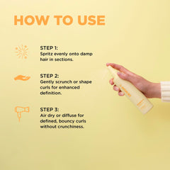 Design.Me BOUNCE.ME curls shine after styling with hydration.