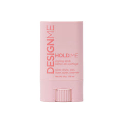 Design.Me HOLD.ME styling stick packaging shown for compact on-the-go styling