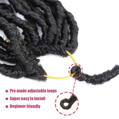 Desire4hair prelooped crochet loops simplify fitting and styling.