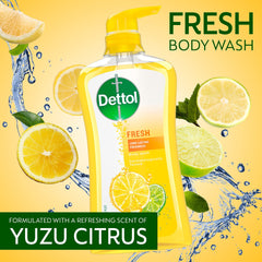 Aroma cítrico de yuzu despierta la ducha con Dettol