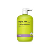DevaCurl Ultra Defining Gel bottle in Bright Breeze for strong hold and definition