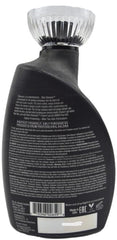 Devoted Creations Black Obsession swirl application demonstrates even coverage for a natural-looking tan.