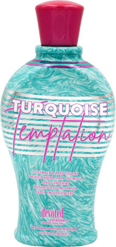 Devoted Creations Tentación Turquesa loción bronceado interior-exterior para tono uniforme.