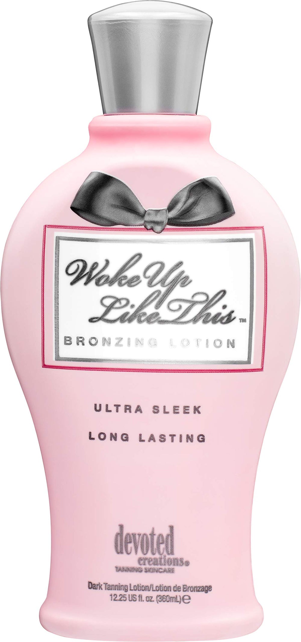 Devoted Creations WOKE UP LIKE THIS bottle pour for a fast, even bronze glow.