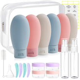 DEWSENSI 60ml travel bottles set leak-proof for toiletries on the go