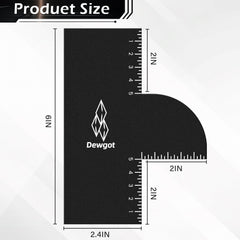 Dewgot barber hairline shaping tool providing clear guidelines for fades and lines.