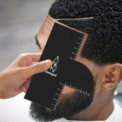 Dewgot Enhancement Card with measurement indicators for precise symmetry during cuts.