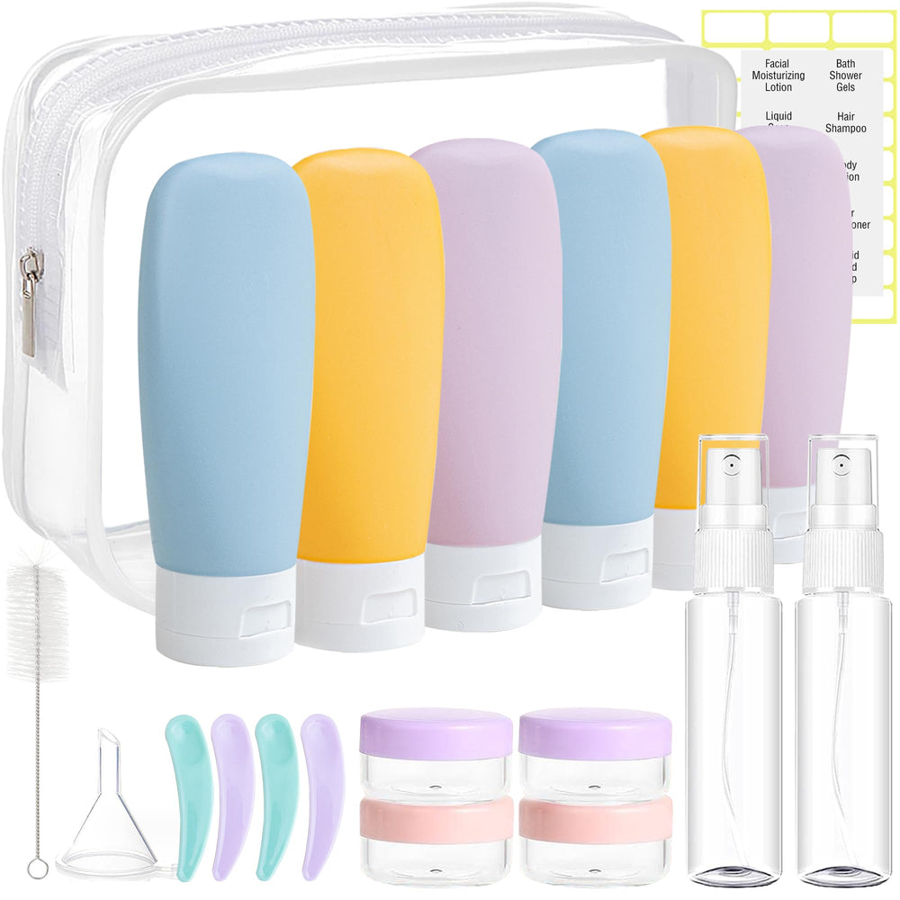 DEWSENSI 60ml travel bottle with leak-proof cap for mess-free packing