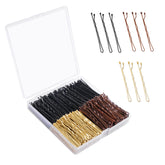 DF DUALFERV Bobby pins 360-pcs with storage box keep styling organized