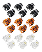 DF DUALFERV pinzas para cabello mediano, 18 piezas, opción versátil para peinados.