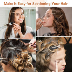 Dgeclr clips ideal for Velcro rollers and cooling pin curls.