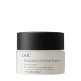 DHC Concentrated Eye Cream packaging closeup highlighting premium branding for daily hydration.