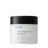 DHC Extra Nighttime Moisture bottle front for rich overnight hydration.