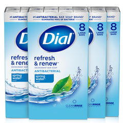 Dial antibacterial bar soap Spring Water lathers richly for clean skin