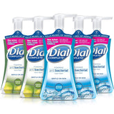 Dial Complete spring water foam bottle for daily cleansing.