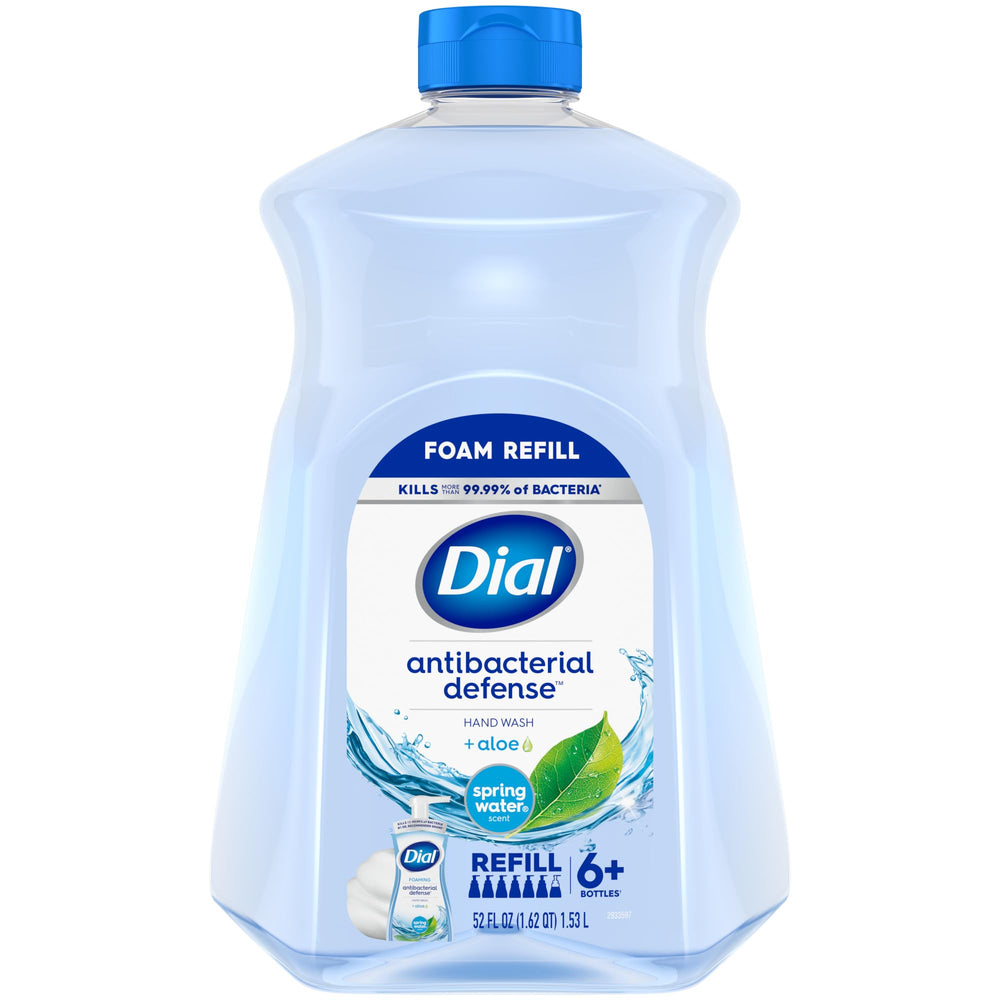 Dial Defensa antibacteriana: espuma suave para manos y limpieza diaria.