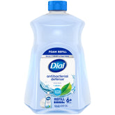 Dial Defensa antibacteriana: espuma suave para manos y limpieza diaria.