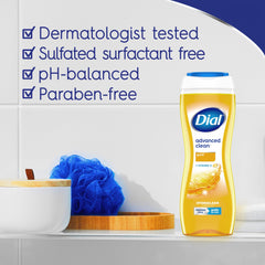 Dial Gold textura gel para limpieza profunda y suave.