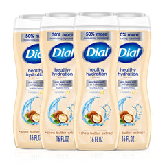 Dial Healthy Hydration bottle with pump for quick, refreshing cleansing.