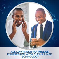 Dial Men 3 en 1, jabón que enjuaga sin residuo.