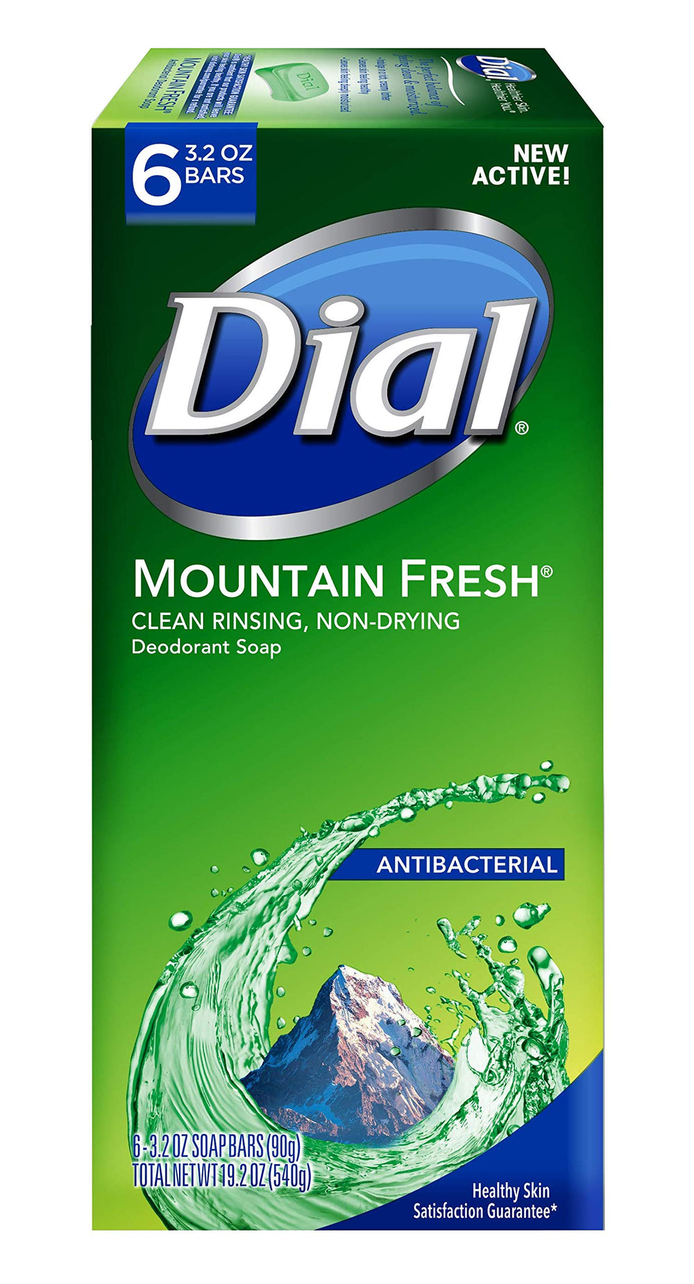 Dial jabon en barra Frescura de Montaña en pack de seis para uso diario