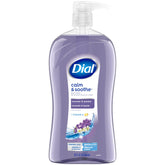 Dial jabon de ducha con lavanda y jazmin, botella visible para uso diario.