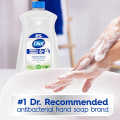 Dial Jabon líquido antibacteriano Defense Aloe aporta espuma lujosa para limpieza suave.