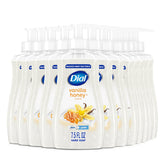 Dial jabon liquido para manos en botella, cuidado suave para la piel.