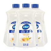 Dial Jabón líquido para manos en botella con aroma vainilla miel para una limpieza suave.