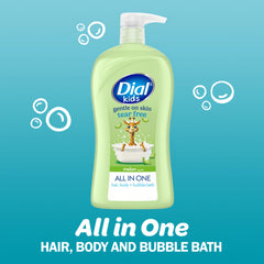 Dial Kids espuma cremosa durante el baño para limpieza suave