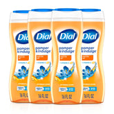 Dial Pamper & Indulge Marula: botella visible para una experiencia suave