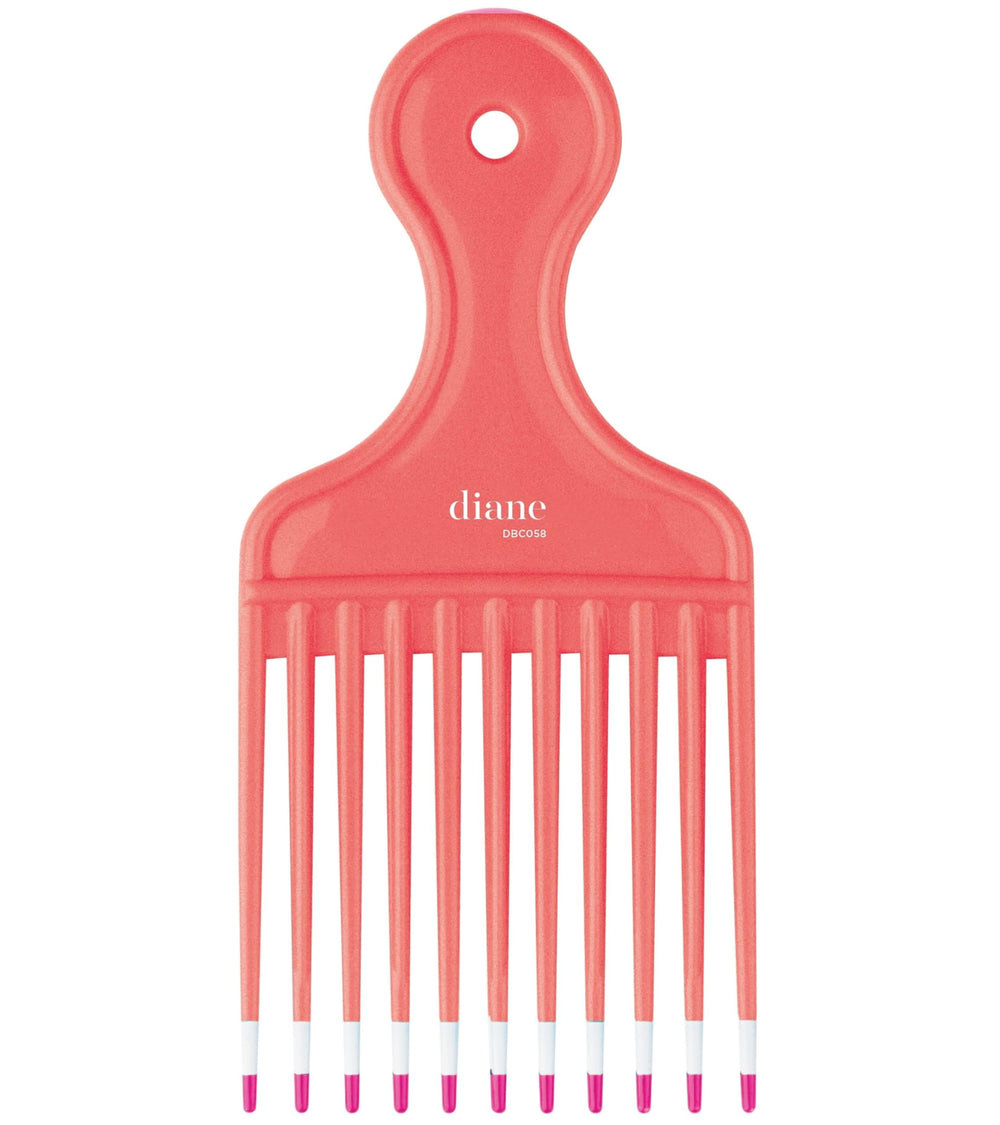 Diane 6-Inch Lift Comb detangles with a gentle glide for smoother styling.