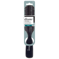 Diane boar bristle styling brush with five rows for detangling and shine.