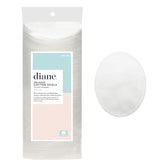 Diane cotton ovals 100-count package, 100% pure cotton, ideal for makeup removal and cleansing.