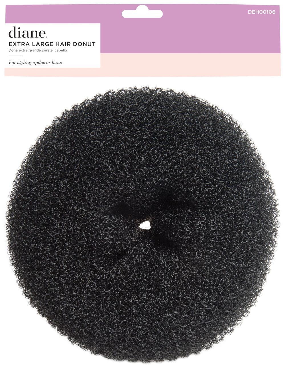 Diane Jumbo Donut, moño 5-5 pulgadas para recogido suave y natural.