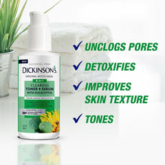 Close-up of product in hand for gentle application and pore refinement