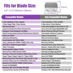 Dicuyeln clipper guards 1-5 pack helps blend lengths with accuracy.