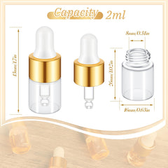 Didaey clear 2ml dropper vial ideal for essential oil dispensing.