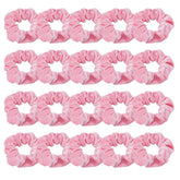 Didder gomas de terciopelo rosado, 20 piezas, uso diario cómodo para el cabello.