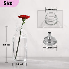 DIDITIME stainless steel funnels for precise pouring and mess-free transfers.