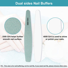 Diesisa 1000/4000 grit nail files for shaping and shining.